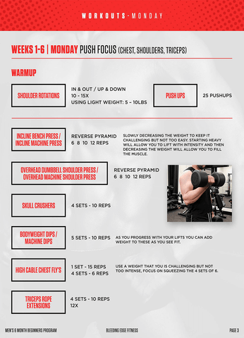 Men’s Beginner Program